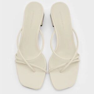 Charles and Keith Strappy Block Heel Sandals
